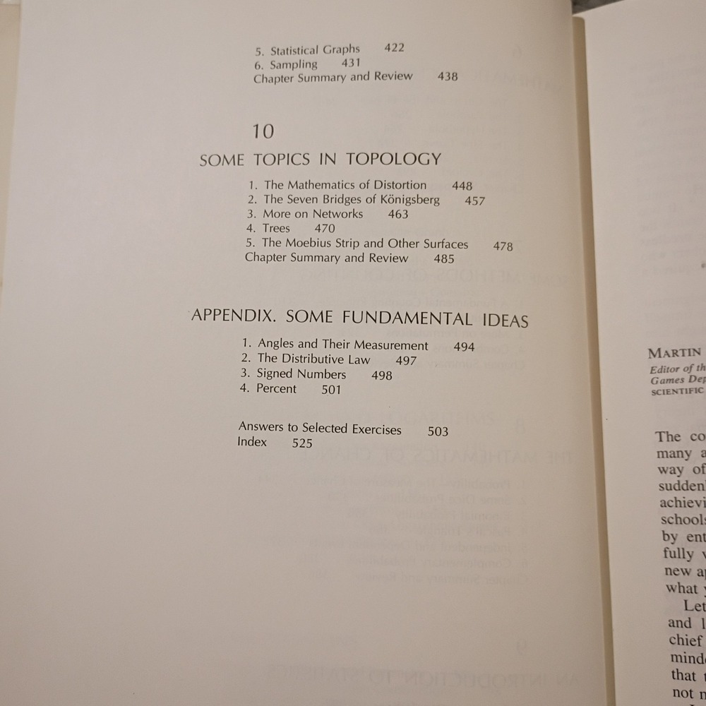 Mathematics: A Human Endeavor by Harold R Jacobs (hardcover, 1970) EUC VTG - Picture 9 of 9
